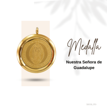 Dije Nuestra Señora de Guadalupe plateado, cadenitas con dijes religiosos, cadenitas con la Virgencita, medalla virgen de guadalupe