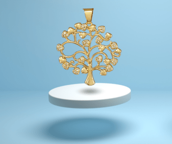 Dije de árbol de la vida dorado, joyeria acero arbol de la vida. Un dije de árbol de la vida es una joya que simboliza la conexión con la vida, la familia, el crecimiento y la naturaleza. Representa la interconexión de toda la vida y puede ser un amuleto de protección y fortaleza