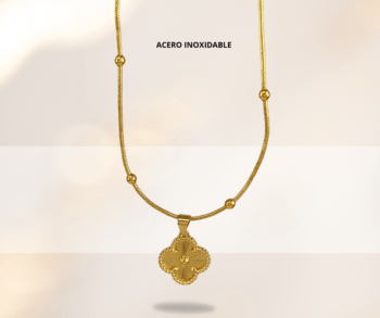 Collar con dijes de moda dorado, accesorios mujer joyeria acero inoxidable. Bisuteria de moda para mujer, moda 2025