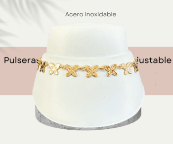 Pulsera de moda ajustable. adornos mariposas.  Pulsera de moda para mujer, accesorios de mujer, joyería para mujeres, pulsera para mujeres de bisuteria