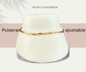 Pulsera de moda ajustable exquisita dorada.  Pulsera de moda para mujer, accesorios de mujer, joyería para mujeres, pulsera para mujeres de bisuteria