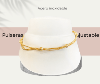 Pulsera de moda ajustable exquisita dorada.  Pulsera de moda para mujer, accesorios de mujer, joyería para mujeres, pulsera para mujeres de bisuteria