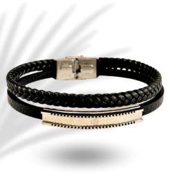 Pulsera de caballero ajustable de acero inoxidable.  Bisutería para Hombres  - Accesorios para Hombres - pulseras para hombre de moda