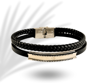Pulsera de caballero ajustable de acero inoxidable.  Bisutería para Hombres  - Accesorios para Hombres - pulseras para hombre de moda