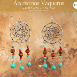 Aretes vaqueros en forma de atra pasueños  largos 💫 Ligeros, llamativos y llenos de personalidad. Resalta tu estilo con estos aretes vaqueros, ideales para mujeres con espíritu libre y auténtico. Su diseño combina el encanto rústico del estilo western con toques modernos que los hacen perfectos para cualquier ocasión. Ligeros, cómodos y llenos de personalidad, son el accesorio ideal para completar tu look boho, country o casual con un toque original.