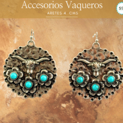 Aretes vaqueros 4 cms  💫 Ligeros, llamativos y llenos de personalidad. Resalta tu estilo con estos aretes vaqueros, ideales para mujeres con espíritu libre y auténtico. Su diseño combina el encanto rústico del estilo western con toques modernos que los hacen perfectos para cualquier ocasión. Ligeros, cómodos y llenos de personalidad, son el accesorio ideal para completar tu look boho, country o casual con un toque original.