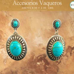 Aretes vaqueros 4.5 x 2.30 cms  💫 Ligeros, llamativos y llenos de personalidad. Resalta tu estilo con estos aretes vaqueros, ideales para mujeres con espíritu libre y auténtico. Su diseño combina el encanto rústico del estilo western con toques modernos que los hacen perfectos para cualquier ocasión. Ligeros, cómodos y llenos de personalidad, son el accesorio ideal para completar tu look boho, country o casual con un toque original.