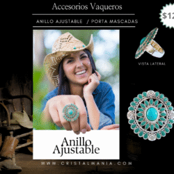 Dale un toque auténtico y lleno de estilo a tu look con este anillo vaquero ajustable en tono turquesa. Inspirado en el espíritu del viejo oeste, su diseño artesanal combina detalles metálicos con piedras turquesa que evocan libertad, fuerza y elegancia rústica. Su tamaño ajustable lo hace ideal para cualquier dedo, brindándote comodidad sin sacrificar estilo. Perfecto para complementar outfits boho, country o simplemente destacar con un accesorio único y llamativo.