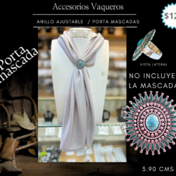 💚 Turquesa vibrante que realza tu mascada.