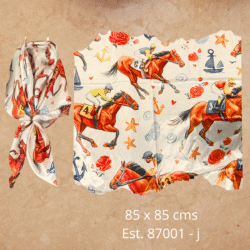 Mascada vaquera 85 x 85 cms (Compra un portamascadas y se te descuenta $50.00) - Agrega a tu atuendo ese detalle vaquero que realmente destaca.