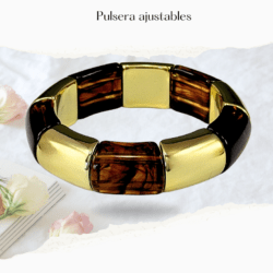 Pulsera de moda elástica ajustable Luce pulseras de moda, resistentes al uso diario y con diseños que elevan cualquier outfit. Ideales para regalar o para uso diario. #cristalmania