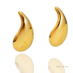 Aretes de moda dorados forma de gota de 2.60 x 1.50 cms Aretes metálicos dorados: elegancia que destaca, Aretes dorados de moda para cualquier ocasión Diseños modernos que roban miradas, perfectos para día y noche, ligereza y estilo en cada uso, eleva cualquier outfit al instante aretes metálicos dorados, aretes dorados mujer, aretes dorados elegantes, aretes de moda dorados, aretes dorados modernos, aretes dorados grandes / pequeños, joyería dorada mujer