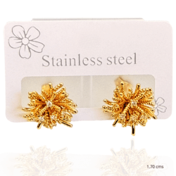 Aretes de moda dorados de 1.70 cms Aretes metálicos dorados: elegancia que destaca, Aretes dorados de moda para cualquier ocasión Diseños modernos que roban miradas, perfectos para día y noche, ligereza y estilo en cada uso, eleva cualquier outfit al instante aretes metálicos dorados, aretes dorados mujer, aretes dorados elegantes, aretes de moda dorados, aretes dorados modernos, aretes dorados grandes / pequeños, joyería dorada mujer