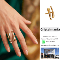 Anillo de moda ajustable dorado.  Anillos de acero inoxidable: modernos, duraderos y hermosos 🔥 Calidad que se nota, estilo que enamora 💫