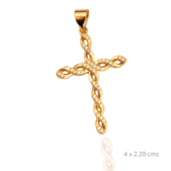 Cruz dorada de acero inoxidable . 💫 Más que joyería, es un símbolo de fe 🙏 Cada pieza representa protección, amor y conexión espiritual. Regala o regálate algo con verdadero significado.