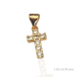 Cruz dorada de acero inoxidable 1.50 x 0.70 cms  . 💫 Más que joyería, es un símbolo de fe 🙏 Cada pieza representa protección, amor y conexión espiritual. Regala o regálate algo con verdadero significado.
