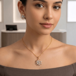 💎 “Si amas la moda, esto te encantará.” Collar y aretes dorados adornos dorados y plateados collares para mujer collares elegantes collares modernos collares de acero inoxidable collares delicados collares de moda collares con dijes collares minimalistas