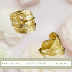 Anillo ajustable dorado hojas en acero inoxidable “Un detalle pequeño que cambia todo tu look.” 💎 “Si amas los accesorios… necesitas ver esto.” 💫 anillos ajustables 🛍️ anillos fashion 💍 anillos resistentes ✨ anillos que no se despintan 🔥 anillos en tendencia 💎 anillos premium 🖤 accesorios de acero inoxidable ✨ joyería moderna 💫 anillos delicados