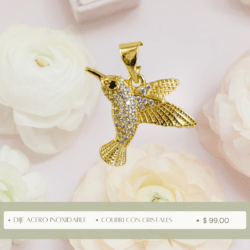 💎 “Accesorios que transmiten alegría y amor.” Dije de colibrí acero inoxidable con cristales.  “Belleza ligera, elegante y única.” dijes de acero inoxidable en forma de colibrí dijes elegantes para mujer forma de colibrí adijes dorados de acero inoxidable forma de colibrí