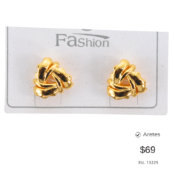 Aretes modernos dorados. Aretes pequeños de acero inoxidable, elegantes y versátiles para cualquier ocasión.