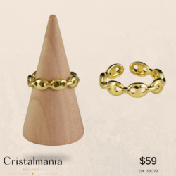 Anillo ajustable dorado exquisito en acero inoxidable “Un detalle pequeño que cambia todo tu look.” “Si amas los accesorios… necesitas ver esto.” anillos ajustables anillos fashion anillos resistentes anillos que no se despintan anillos en tendencia anillos premium accesorios de acero inoxidable joyería moderna anillos delicados