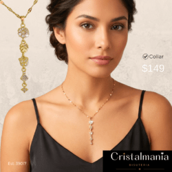Collar dorado con dije largo de acero inoxidable Los pequeños detalles hacen la gran diferencia. Descubre accesorios que realzan tu estilo y compra el tuyo hoy.