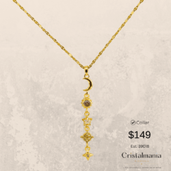 Collar dorado con dije largo de acero inoxidable Los pequeños detalles hacen la gran diferencia. Descubre accesorios que realzan tu estilo y compra el tuyo hoy.
