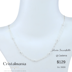 Cadena ajustable plateada de acero inoxidable Brilla con tu propio estilo Descubre nuestras cadenas de acero inoxidable: modernas, elegantes y perfectas para complementar cualquier look. Calidad y estilo en una sola pieza. ¡Elige tu favorita y luce increíble todos los días!