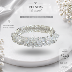 ✨ Brilla con elegancia en cada movimiento. 💎 Pulseras con zirconia cúbica, perfectas para darle a tu look un toque sofisticado, femenino y lleno de brillo. 💕 Un detalle que hace la diferencia. Luce, brilla y hazla tuya.