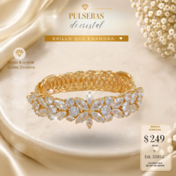 ✨ Brilla con elegancia en cada movimiento. 💎 Pulseras con zirconia cúbica, perfectas para darle a tu look un toque sofisticado, femenino y lleno de brillo. 💕 Un detalle que hace la diferencia. Luce, brilla y hazla tuya.