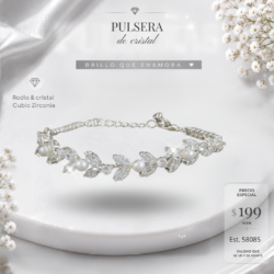 ✨ Brilla con elegancia en cada movimiento. 💎 Pulseras con zirconia cúbica, perfectas para darle a tu look un toque sofisticado, femenino y lleno de brillo. 💕 Un detalle que hace la diferencia. Luce, brilla y hazla tuya.