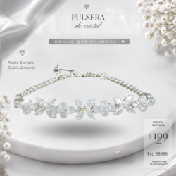 ✨ Brilla con elegancia en cada movimiento. 💎 Pulseras con zirconia cúbica, perfectas para darle a tu look un toque sofisticado, femenino y lleno de brillo. 💕 Un detalle que hace la diferencia. Luce, brilla y hazla tuya.
