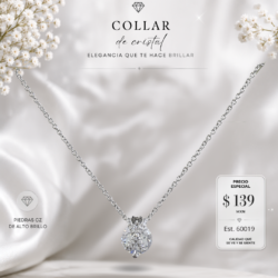 Collares con zirconia cúbica, perfectas para darle a tu look un toque sofisticado, femenino y lleno de brillo. 💕 Un detalle que hace la diferencia. Luce, brilla y hazla tuya.